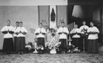 22 juin 1954 : Réception solennelle d'une statue de la Vierge à l'enfant à l'occasion de l'année mariale